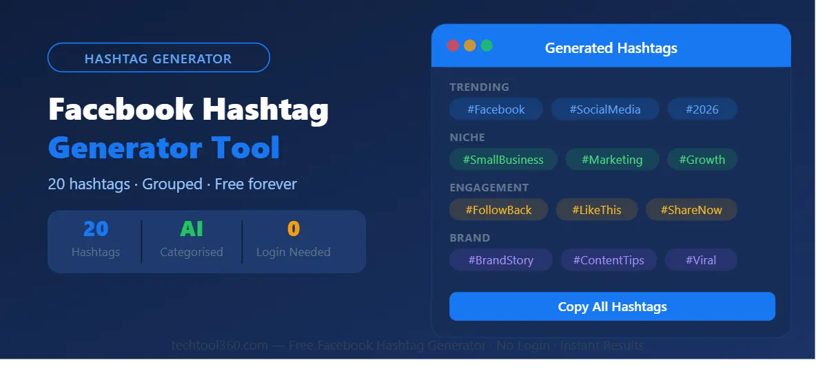 free facebook hashtag generator
