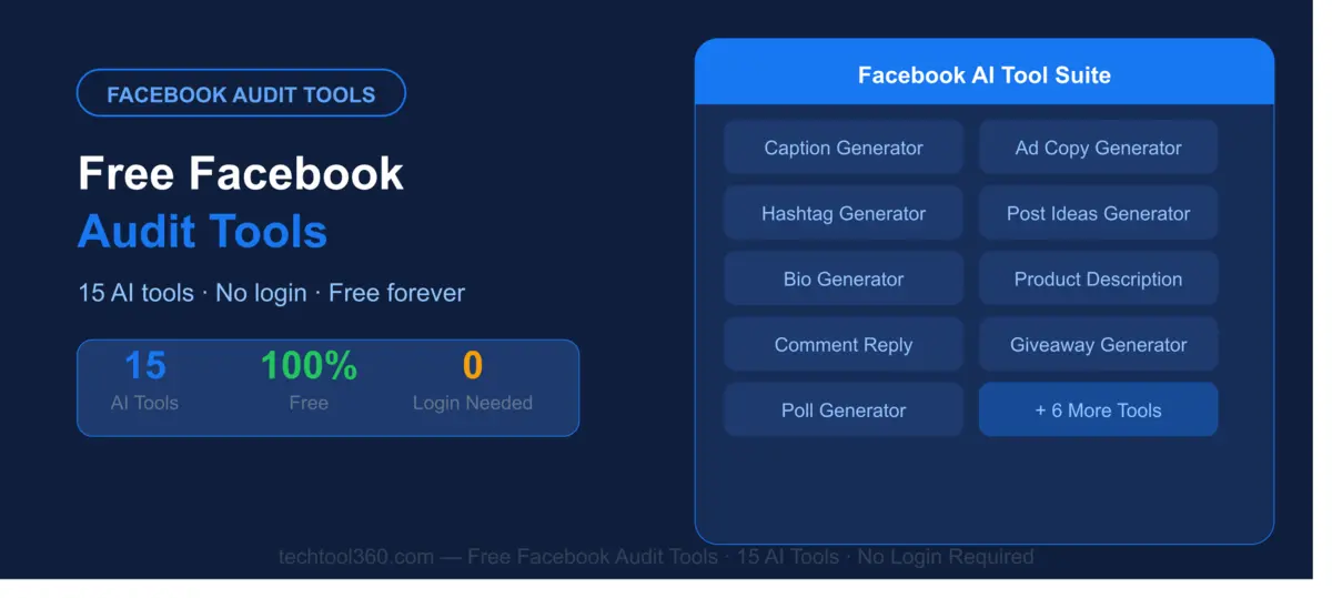 free Facebook audit tools